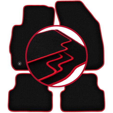 Alfombrillas CARLUX-RED para Chevrolet Aveo II T300 hatchback, sedán (2011-)