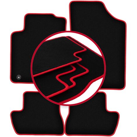 Alfombrillas CARLUX-RED para Citroën C2 hatchback (2003-2009)