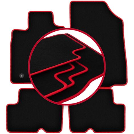 Alfombrillas CARLUX-RED para Dacia Sandero I hatchback, Stepway (2008-2013)