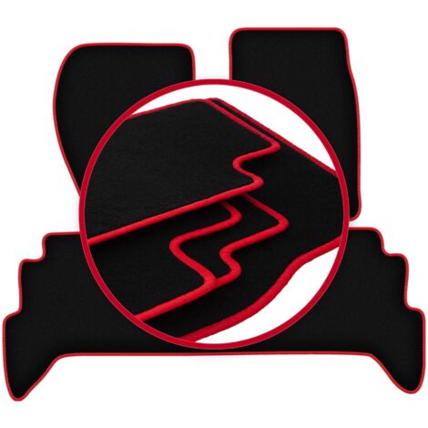 Alfombrillas CARLUX-RED para Land Rover Discovery I todoterreno (1989-1998)