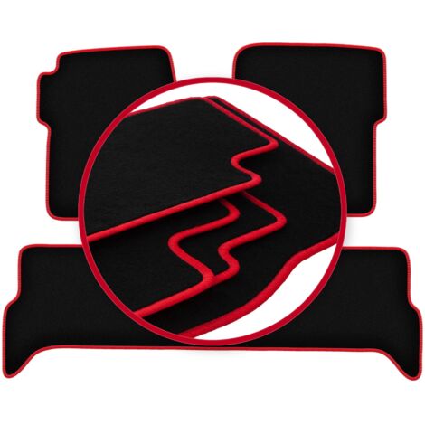Alfombrillas CARLUX-RED para Land Rover Discovery II todoterreno (1998-2004)