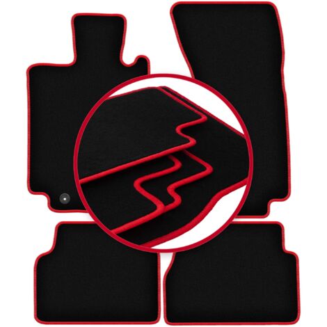Alfombrillas CARLUX-RED para Mercedes S W220 4Matic corto (1998-2005)