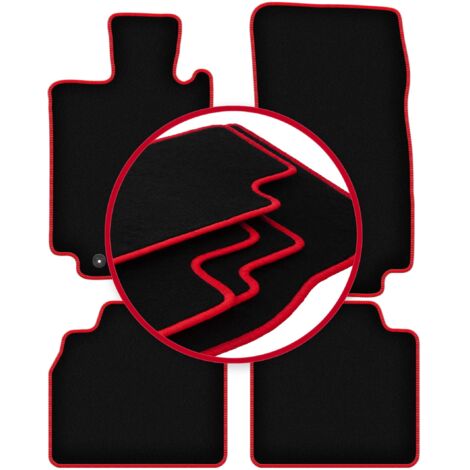 Alfombrillas CARLUX-RED para Mercedes S W220 largo (1998-2005)