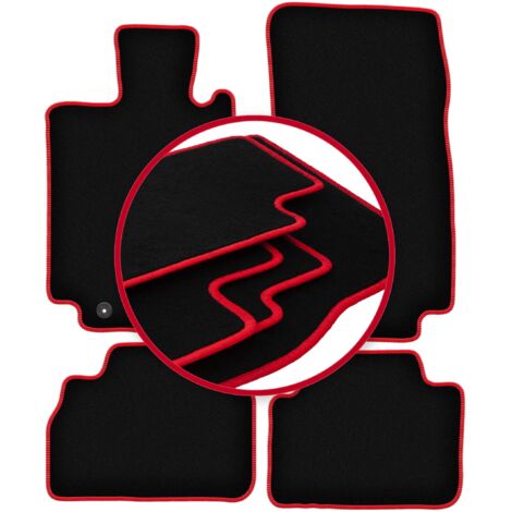 Alfombrillas CARLUX-RED para Mercedes S W220 sedán corto (1998-2005)