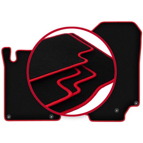 Alfombrillas CARLUX-RED para Mercedes SL R129 500 SL (1989-2001)