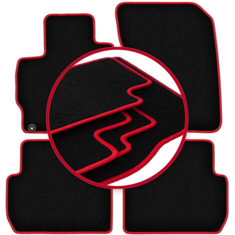 Alfombrillas CARLUX-RED para Mitsubishi Outlander III PHEV SUV (2012-)