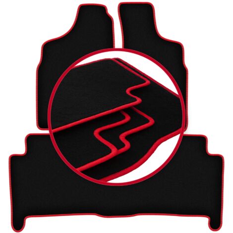 Alfombrillas CARLUX-RED para Nissan Terrano II SUV (1993-2005)