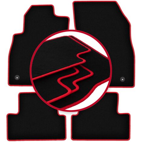 Alfombrillas CARLUX-RED para Opel Astra J hatchback, sedán, familiar, deportivo (2009-2015)