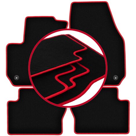 Alfombrillas CARLUX-RED para Opel Zafira B monovolumen (2005-2014)