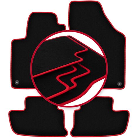 Alfombrillas CARLUX-RED para Peugeot RCZ Coupé (2010-2015)