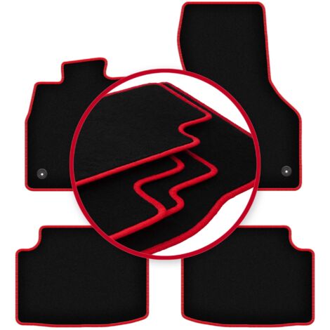 Alfombrillas CARLUX-RED para Skoda Octavia III Liftback, Sedan, Variant, Station Wagon (2012-2020)