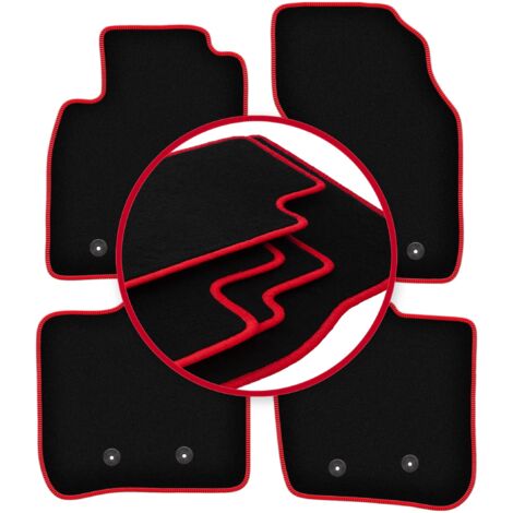 Alfombrillas CARLUX-RED para Volvo S40 I sedán (1995-2004)