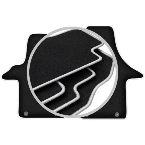 Alfombrillas CARLUX-SILVER para Volkswagen Transporter T6 (2015-)