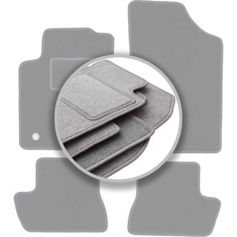 Alfombrillas de coche gris ceniza para Citroën C2 hatchback (2003-2009)