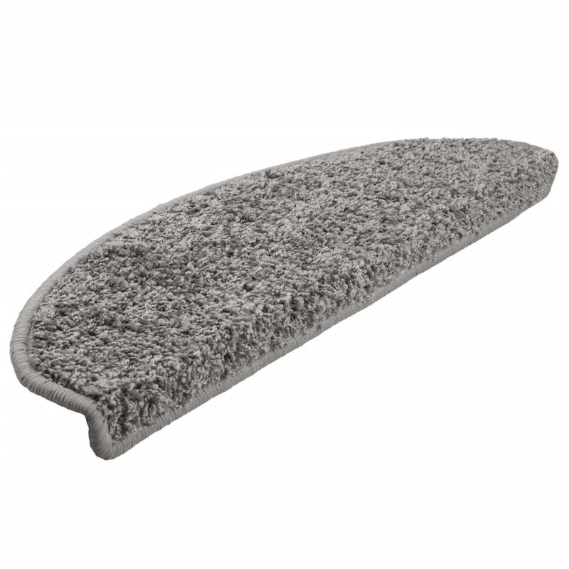 

Alfombrillas de escalera 15 unidades gris 65x25 cm - Gris - Vidaxl