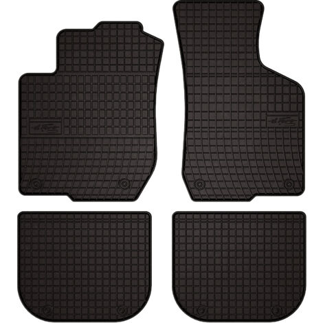 Alfombrillas de goma para Audi A3 8L hatchback (1996-2001) - negras, montadas