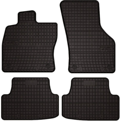 Alfombrillas de goma para Audi A3 8V hatchback 5 puertas, cabrio (2012-) - negras, montadas