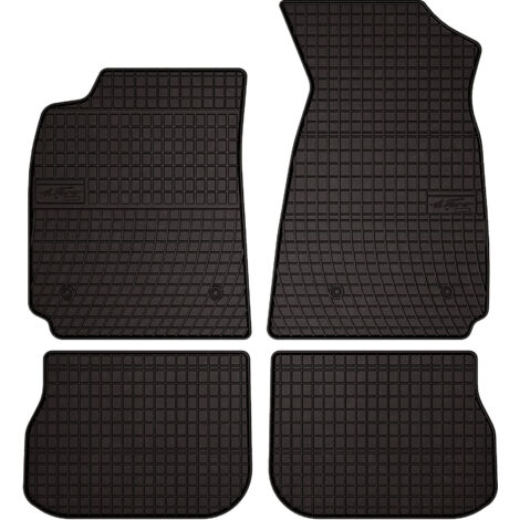 Alfombrillas de goma para Audi A4 B5 FL sedán, station wagon, avant (1999-2001) - negras, ajustables