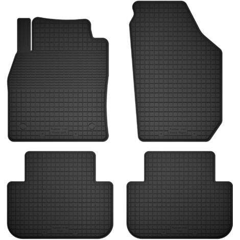 Alfombrillas de goma para coche, juego de 4, universales para: Fiat Freemont 7 plazas (2011-2016)