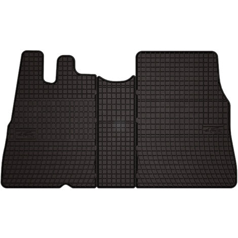 Alfombrillas de goma para furgoneta Fiat Ducato II, tipo 230/244 (1994-2006) - color negro, montadas