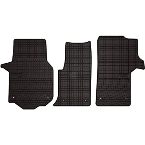 Alfombrillas de goma para furgoneta MAN TGE (2017-) - negras, ajustables