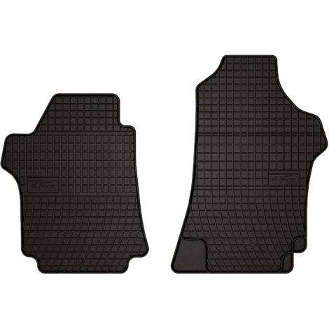 Alfombrillas de goma para Hyundai H-1 II furgoneta (2007-2021) - negras, montadas