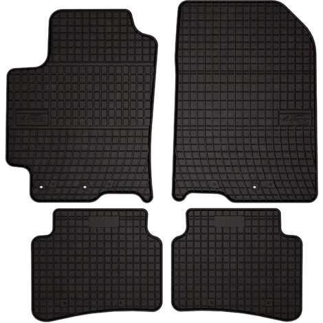 Alfombrillas de goma para Kia Rio IV hatchback, pre-facelift (2017-2020) - negras, ajustadas