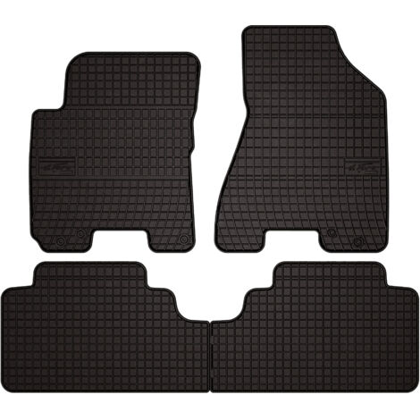 Alfombrillas de goma para Kia Sportage II SUV (2004-2010) - negras, montadas
