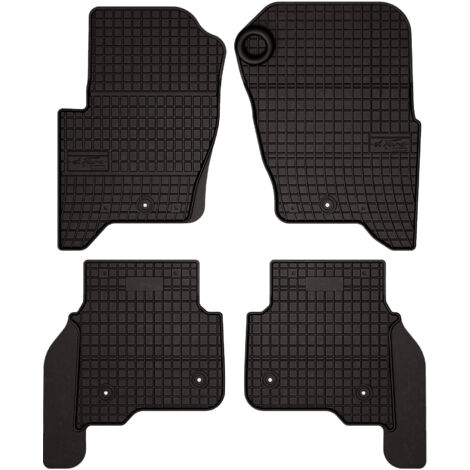 Alfombrillas de goma para Land Rover Discovery IV SUV (2009-2016) - negras, ajustables