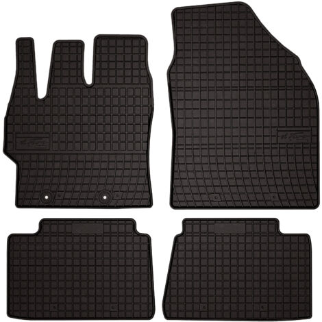 Alfombrillas de goma para Mazda 2 Hybrid hatchback (2022-) - negras, ajustadas