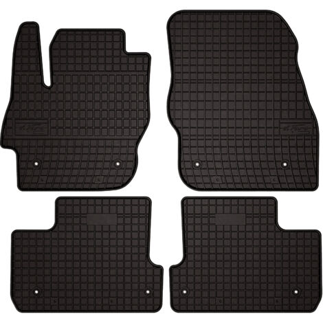 Alfombrillas de goma para Mazda 3 II BL hatchback, sedán (2008-2013) - negras, ajustables