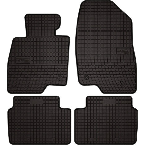 Alfombrillas de goma para Mazda 3 III (BM) hatchback, sedán (2013-2018) - negras, ajustables