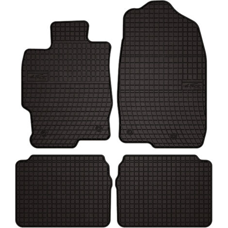Alfombrillas de goma para Mazda 6 II GH sedán, familiar, liftback, hatchback (2007-2012) - negras, ajustables