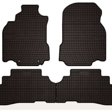 Alfombrillas de goma para Nissan Cube Z12 keicar (2008-2019) - negras, montadas