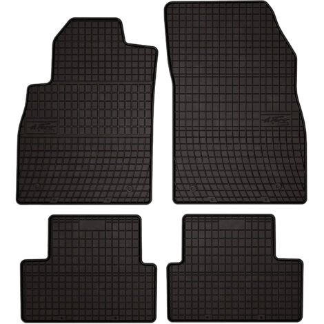 Alfombrillas de goma para Opel Astra J hatchback, sedan, station wagon, sports tourer (2009-2015) - negras, ajustables