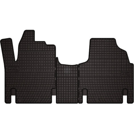Alfombrillas de goma para Peugeot Expert I furgoneta (1994-2006) - negras, montadas