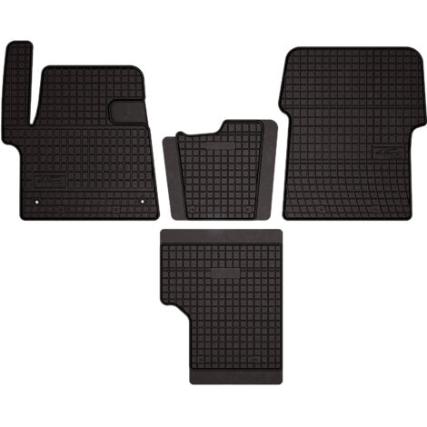 Alfombrillas de goma para Peugeot Traveller furgoneta (2016-) - negras, montadas