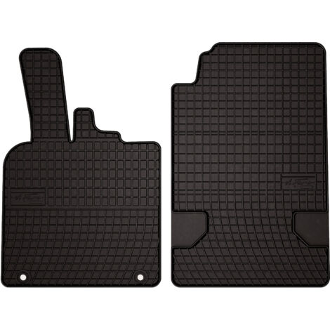 Alfombrillas de goma para Smart ForTwo II hatchback (2007-2014) - negras, ajustables
