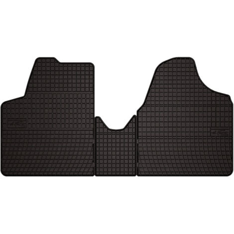 Alfombrillas de goma para Toyota ProAce I furgoneta 1.ª fila (2013-2016) - negras, montadas