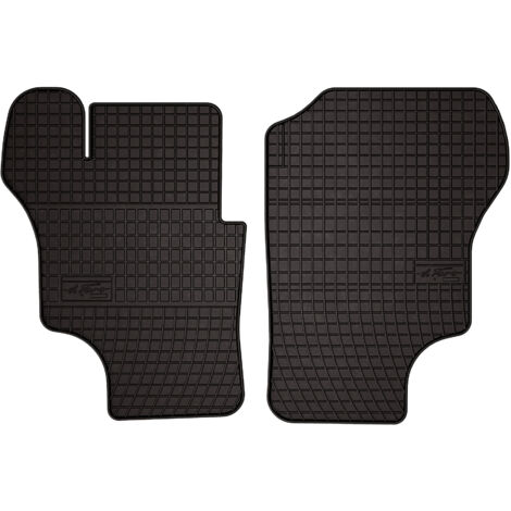 Alfombrillas de goma para Volkswagen Transporter T3 furgoneta (1979-1992) - negras, montadas