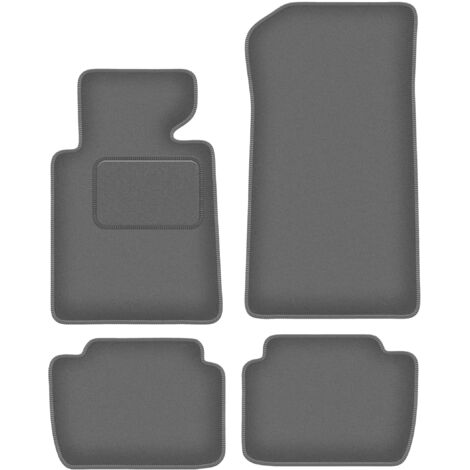 Alfombrillas de grafito para BMW 3 E46 compacto, coupé, sedán, familiar, touring (1998-2007)