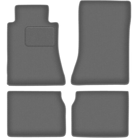 Alfombrillas de grafito para Mercedes E W124 sedán, familiar (1984-1997)