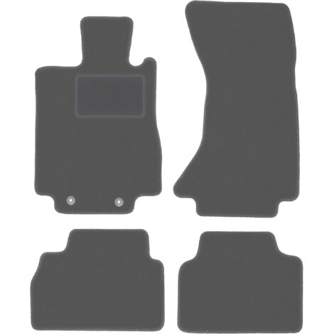 Alfombrillas de grafito para Mercedes S W220 4Matic corto (1998-2005)