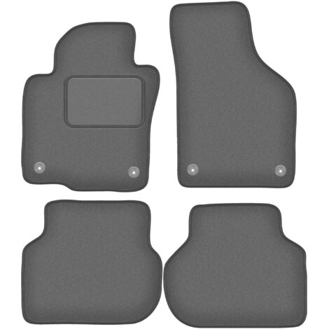 Alfombrillas de grafito para Volkswagen Jetta VI sedán, familiar, variante (2010-2018)