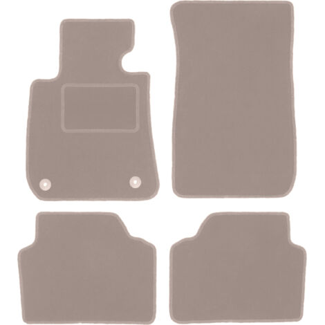 Alfombrillas de terciopelo beige para BMW 3 E90 berlina (2004-2011)