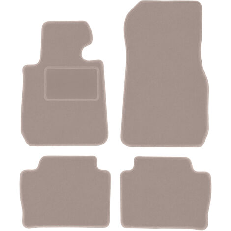 Alfombrillas de terciopelo beige para BMW 3 G20 sedán (2018-)
