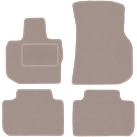 Alfombrillas de terciopelo beige para BMW X3 G01 SUV (2017-)