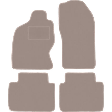 Alfombrillas de terciopelo beige para Nissan Terrano II 0 (1993-2005)