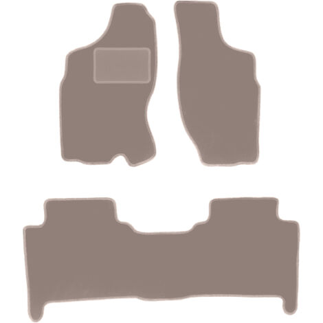 Alfombrillas de terciopelo beige para: Nissan Terrano II SUV (1993-2005)