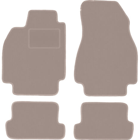 Alfombrillas de terciopelo beige para Renault Megane II CC coupé, cabrio (2003-2010)